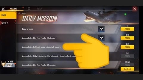 Accumulative: In Classic mode. eliminate 2 players & top 10 in solo made 1 times in classic mode