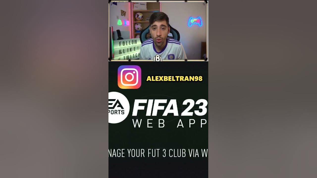 ⏩️CORRE!! COMO ENTRAR A LA WEB APP DE FIFA 23 DE LOS PRIMEROS!! #Fifa23  #shorts #fut23 #webapp 