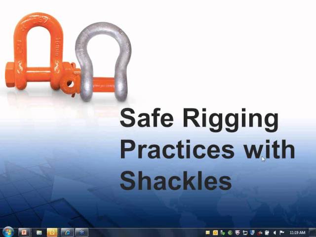 Lifting and Rigging Shackles