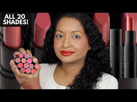 Video: Sephora Collection R05 Karštas Tango Rouge kremas Lūpų apžvalga, Swatches