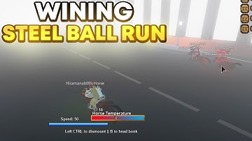 Winning steel ball run with friend (YBA)