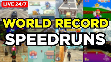 🔴 24/7 World Record Speedrun Videos 📺 Zelda, Pokemon, Mario, GTA, Dark Souls & more!