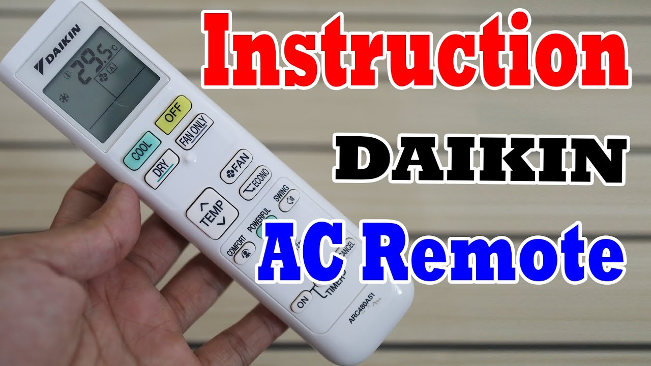 Dainkin AC Remote YouTube