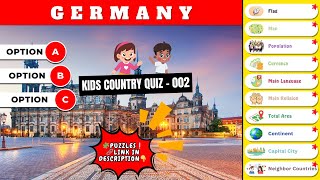 Germany Quiz For Kids | Can You Answer These 10 Germany Quiz Questions? screenshot 3