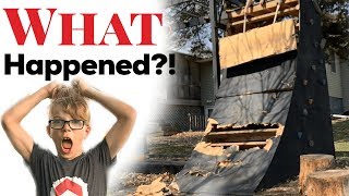What Happened?! Warped Wall Build - Rebuild!