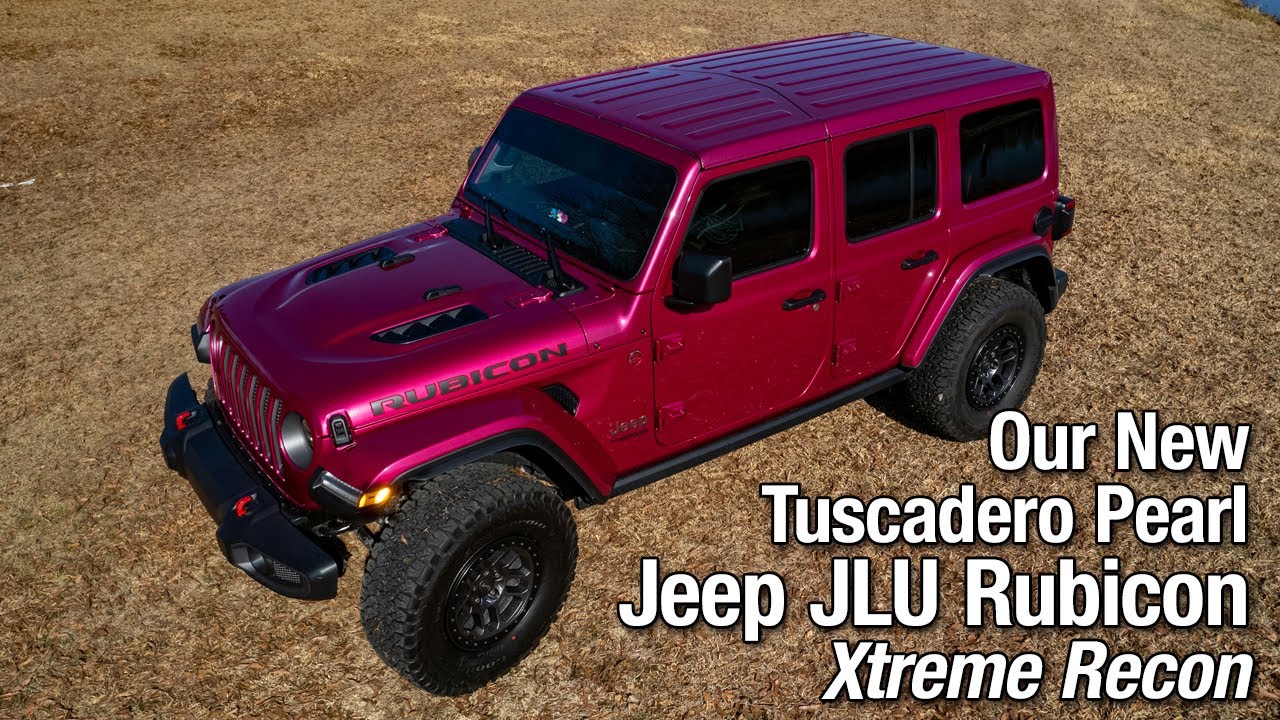 NEW JEEP - Tuscadero Pearl Jeep JLU Rubicon Xtreme Recon - YouTube