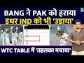 WTC POINTS TABLE: Bangladesh की जीत ने Team India को नुकसान पहुंचाया| Pakistan को हराया| WTC |