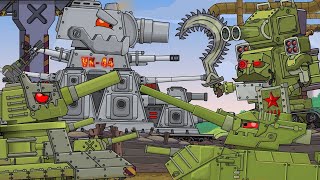 The Third Line of Defence: VK-44 vs Soviet monsters - Cartoons about tanks