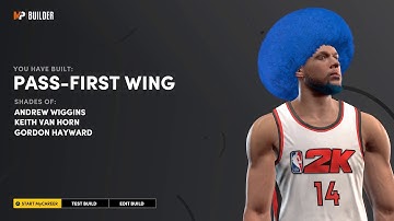 HOW to MAKE the BEST PASS FIRST WING on NBA 2K21 NEXT GEN!