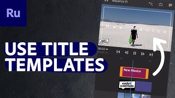 Quick Tips for Premiere Rush - Title Templates with Evelyn from the Internets | Adobe Video