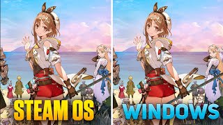 SteamOS vs Windows 11 - Atelier Ryza 3 - Steam Deck