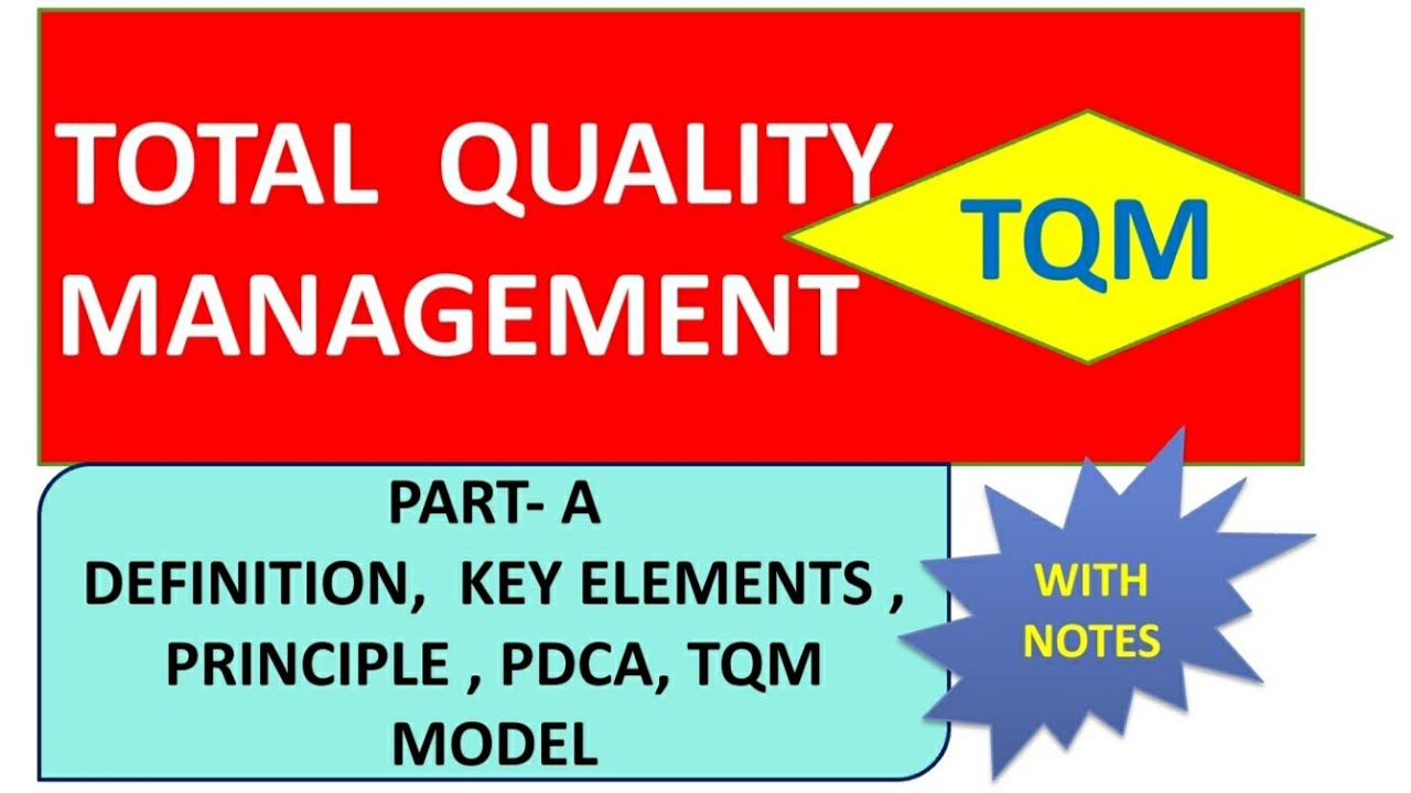 TQM - Total Quality Management ( ‎@ Pharma Study With Sapna   )