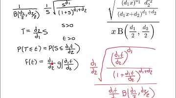The PDF of the F Distribution Part 4