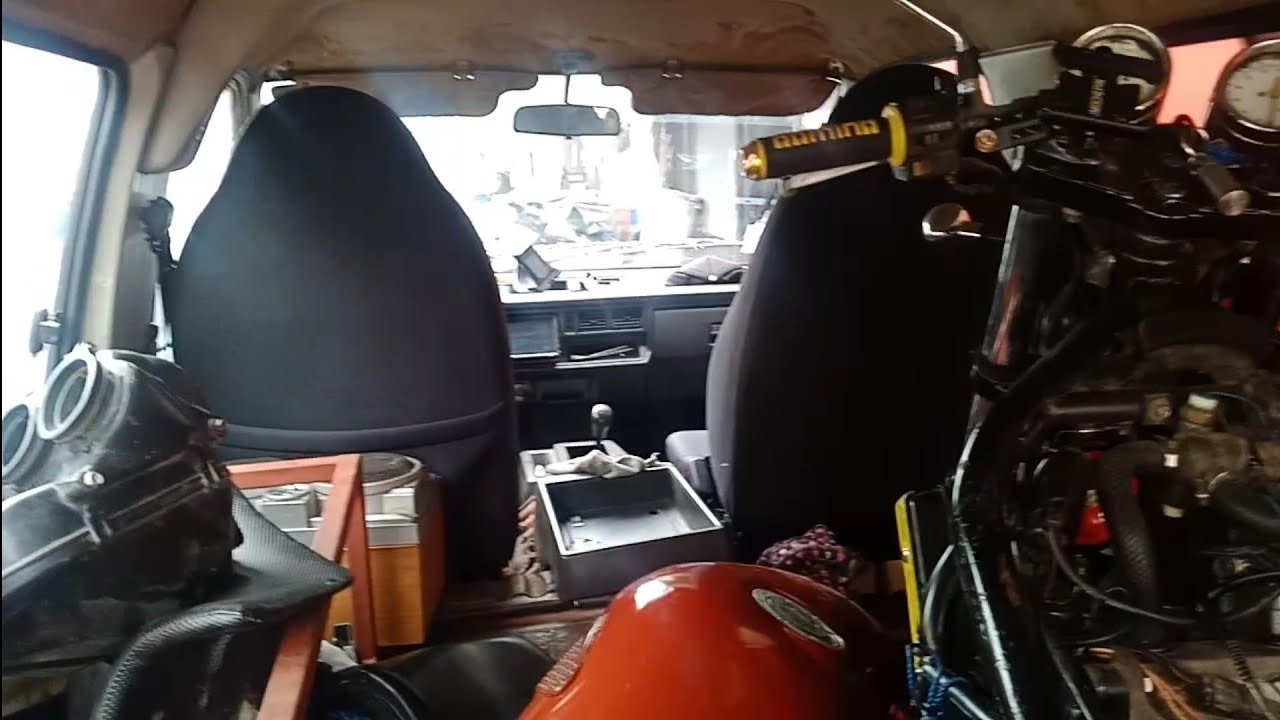 BANDIT400 FIXED INSIDE THE SHOPVAN!