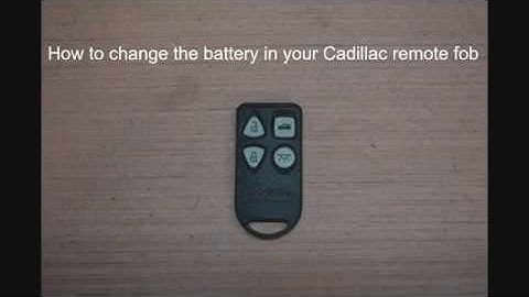 How to Replace the Battery in your Cadillac Remote Fob (FCC ID: ABO-0702T)