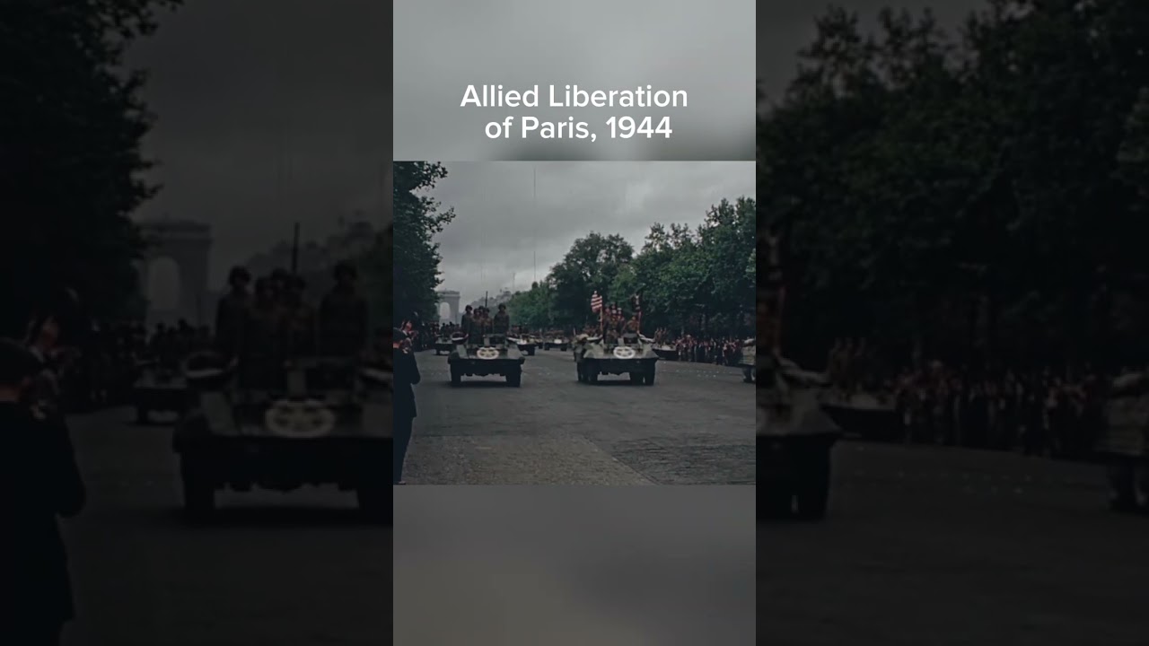 Allied Liberation of Paris on 29 August 1944 