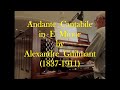 Andante cantabile in e minor by alexandre guilmant 18371911