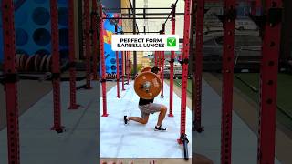 How to PROPERLY Barbell Lunge (FIX THIS NOW!) #legday #lunges #strengthtraining @ColossusFitness