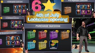 6 Star Lootcase Opening 4Th Of July Loot Wwe Mayhem