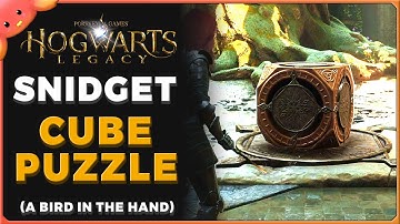 How to complete the SNIDGET CUBE PUZZLE - Hogwarts Legacy Gameplay Guide (A bird in the hand)