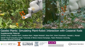 GazeboPlants: Simulating Plant-Robot Interaction with Cosserat Rods (ICRA 2024)
