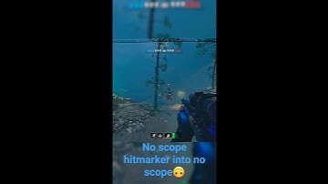 Hitmarker no scope🙃 #mw2 #shorts #sniping #noscope