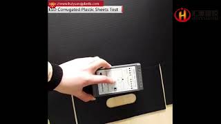 Anti-static corrugated plastic box