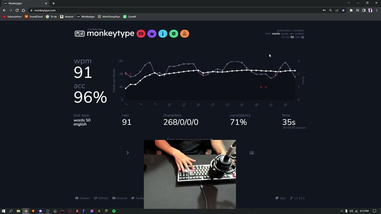 Modded Keychron Q3 Sound Test #3