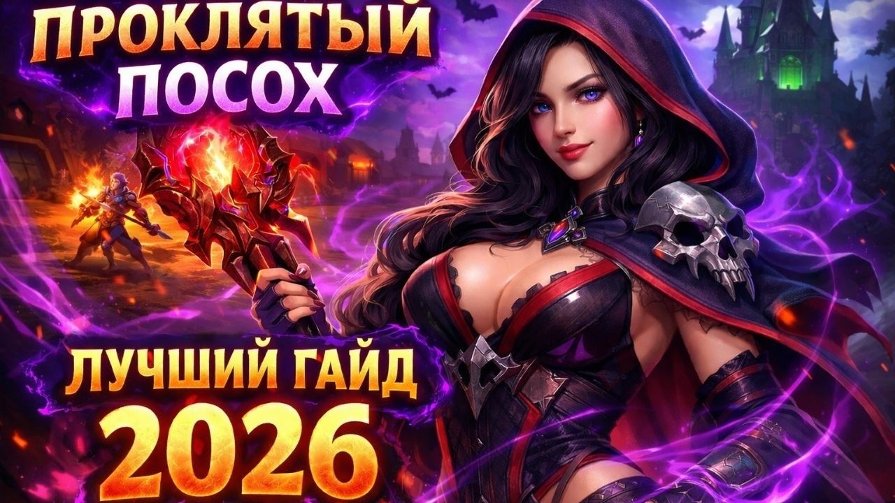 🔥 ПРОКЛЯТЫЙ ПОСОХ — ЛУЧШИЙ БИЛД 2026! 💀 | ГАЙД по Cursed Staff в Albion Online