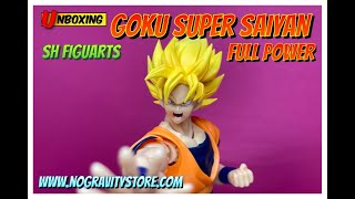 Dragon Ball Z Goku Super Saiyan Full Power sh Figuarts unboxing ...