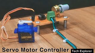 How to make a Servo Motor Controller | Electronic Project using 555 timer IC