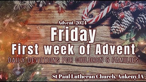 2024 SPLC Children & Families - Friday • First Week of Advent