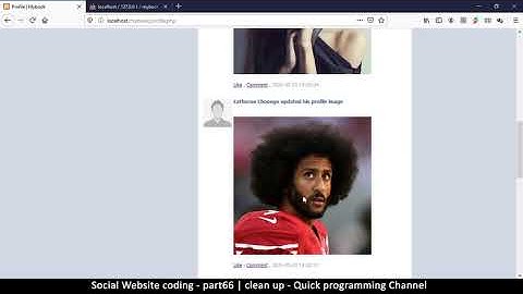 Social Website from scratch - Part 66 - Code Clean up | OOP PHP with MYSQL Database