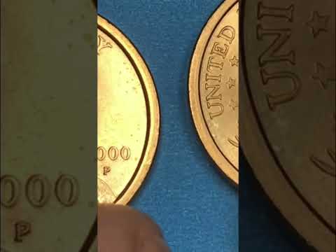 US 2000 Sacajawea Dollar Error Coins #shorts #money #coin