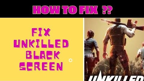 #blackscreen #unkilled #fing24 HOW TO FIX BLACKSCREEN PROBLEM IN UNKILLED 🤪 | FING 24 😌