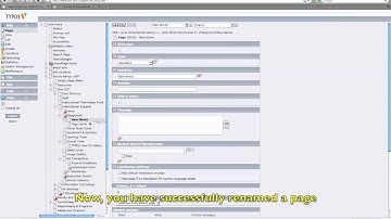 How to rename, delete or move a page?