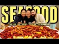 KING CRAB LEGS + GIANT SHRIMP + CRAWFISH + SNOW CRAB LEGS SEAFOOD BOIL MUKBANG 먹방 EATING SHOW!