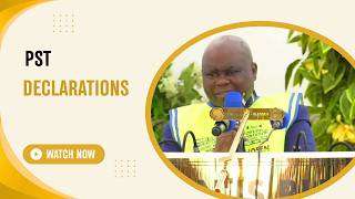 PST CLOSING PRAYERS AND DECLARATION