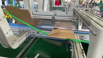 JWG1800 semi automatic folder gluer lock bottom three points four corner