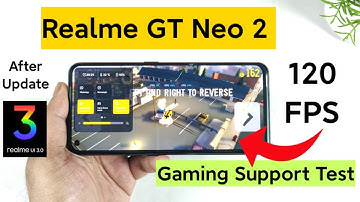 Realme GT Neo 2 120hz refresh rate gaming test After Realme Ui 3.0 Update using Setedit app