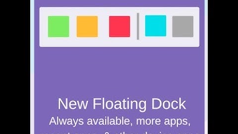 iOS 11 - The New Floating Dock