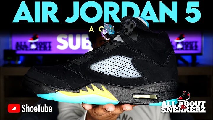 AIR JORDAN 5 'AQUA' UNBOXING & REVIEW!! 💦