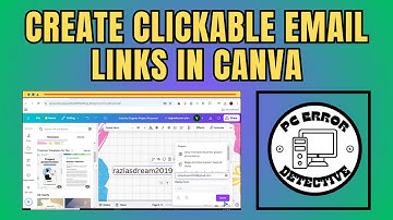 How to Create Clickable Email Links in Canva - Simple Steps [2025]