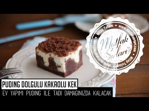 Puding Dolgulu Kakaolu Kek Tarifi - Mutfak Sırları