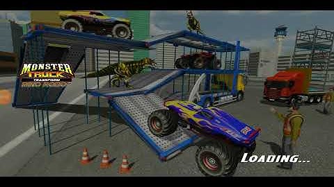 Monster Truck Transform Dino Robot PK GAMER