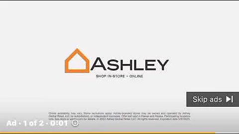 Ashley Furniture ￼ May 2023 YouTube Ad