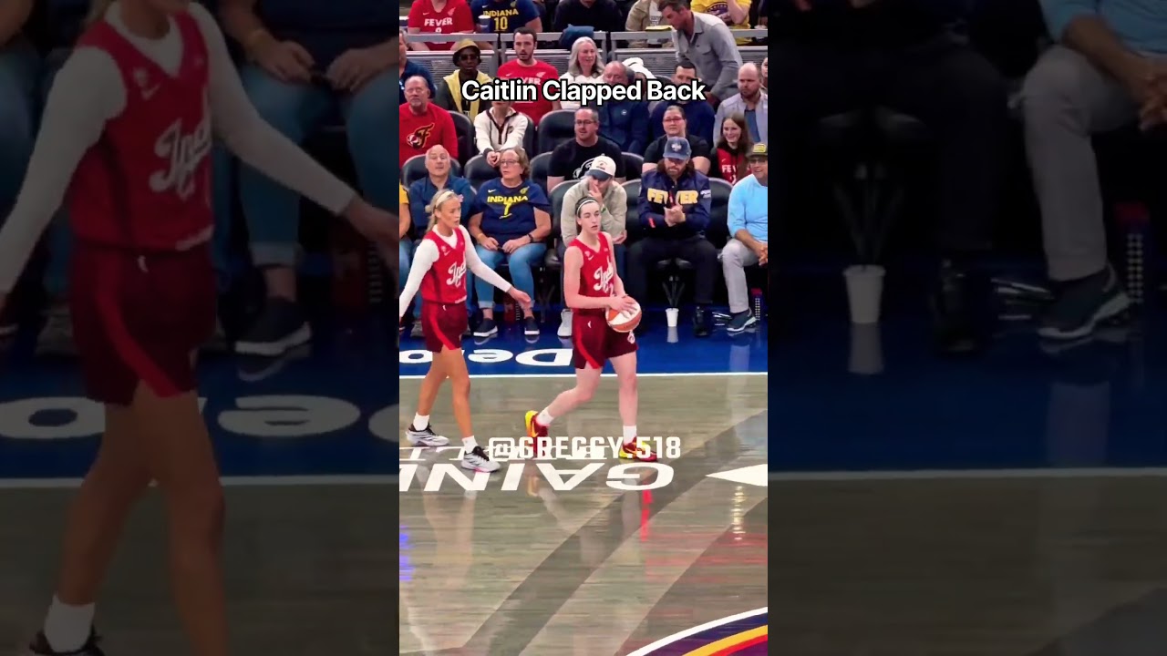 Caitlin clapped back #caitlinclark #basketball #wnba
