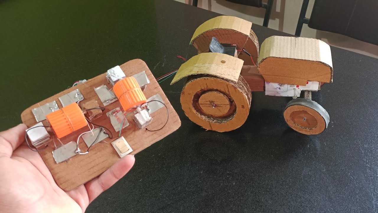 how to make rc tractor at home (/homemade tractor /((😀😀😀😀 - YouTube