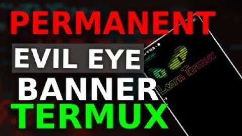 How to create With your name banner in termux