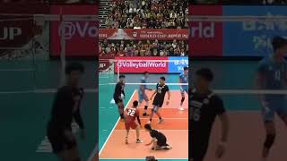 BRUNO LIMA ARGENTINA MENS VOLLEYBALL TEAM OPPOSITE ATTACK DOWN THE LINE